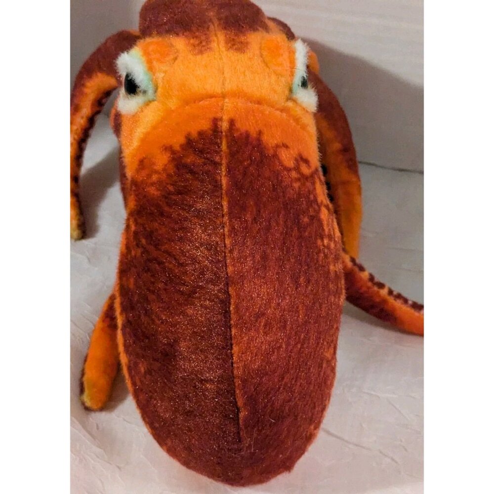 National Geographic Octopus Plush Realistic Orange Stuffed Animal Ocean Sea 11" - Picture 14 of 16